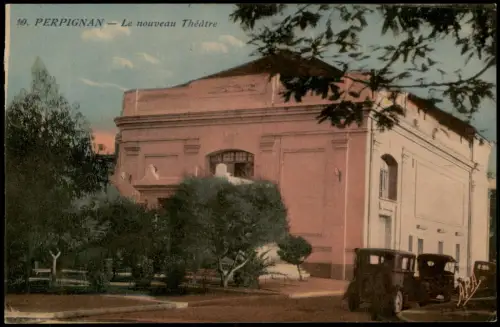 CPA Perpignan Partie am Theater Le nouveau Théâtre 1910