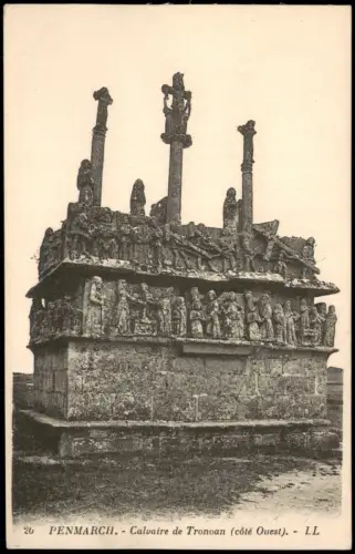 CPA Penmarch PENMARCH Calvaire de Tronoan (côté Ouest) 1910