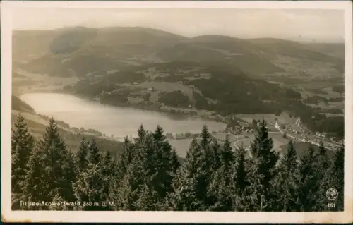 Ansichtskarte Titisee-Neustadt Stadtblick 1940