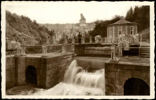 Postkaart La Gileppe Talsperre La Gileppe Talsperre 1930