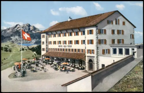 Ansichtskarte Arth SZ Hotel Rigi-Kulm (1800 m) 1950