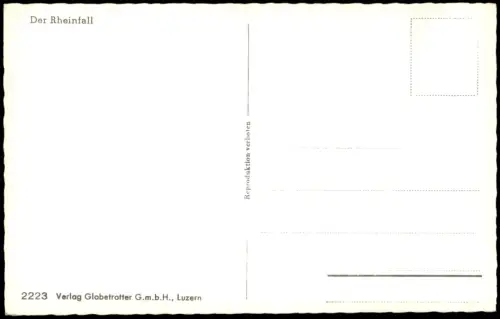 Ansichtskarte Neuhausen am Rheinfall Rheinfall Rhein Rhine Riverfalls 1950