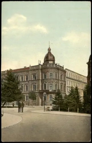 Groningen Gebäude-Ansicht B. VELDKAMP GEBREIDE en JAEGER GOEDEREN 1910