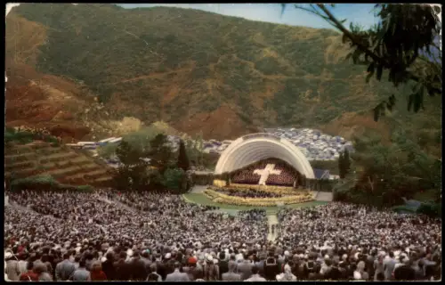 Postcard Hollywood THE HOLLYWOOD BOWL, California 1960