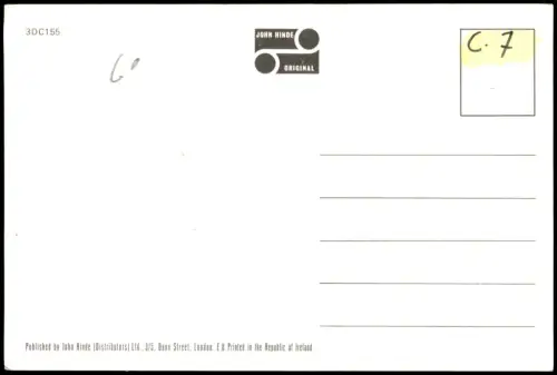 Postcard Penzance Town Centre, Penzance, Cornwall 1965