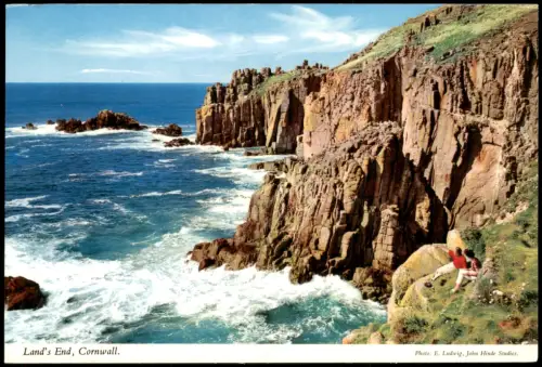 .Großbritannien Großbritannien Land's End in Cornwall Küste 1975
