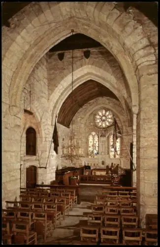 .Großbritannien THE CHAPEL, ST MICHAEL'S MOUNT Innenansicht Kirche 1970