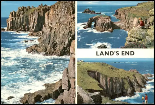 .Großbritannien Großbritannien Cornwall Küste LAND'S END 1975