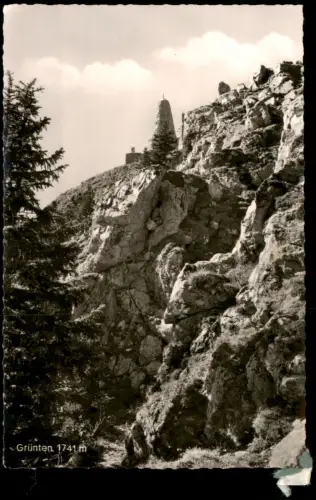 Ansichtskarte Grünten Umlandansicht Fels-Landschaft 1960