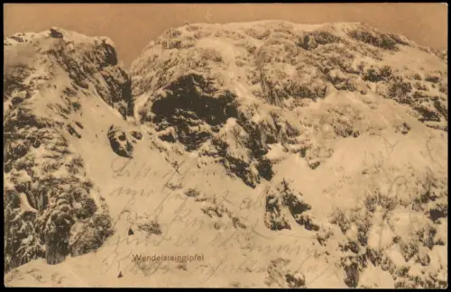 Ansichtskarte Bayrischzell Wendelstein (1838 m) Wendelsteingipfel 1910/1906