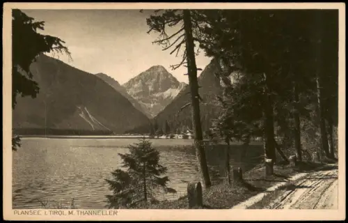 Ansichtskarte Heiterwang PLANSEE IN TIROL MIT THANNELLER 1920