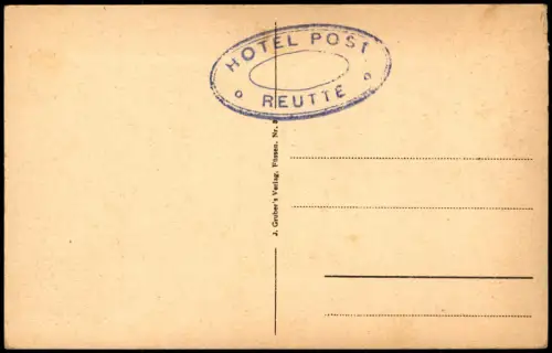 Ansichtskarte Heiterwang PLANSEE IN TIROL MIT THANNELLER 1920