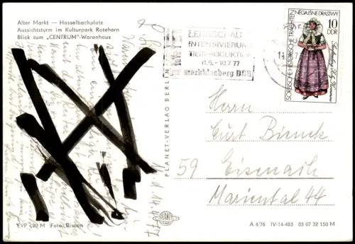 Magdeburg DDR Mehrbild-AK mit Hasselbachplatz, CENTRUM-Warenhaus uvm. 1977/1976