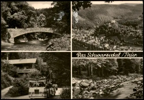 Ansichtskarte .Thüringen Schwarzatal Thüringen DDR Mehrbild-AK 1973