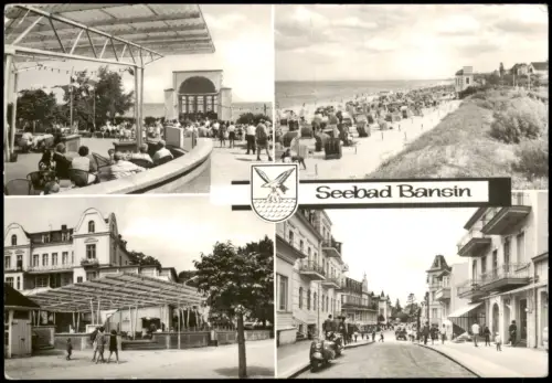 Bansin-Heringsdorf Usedom DDR Mehrbild-AK Seebad Bansin Ansichten 1980/1979