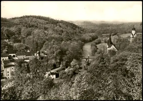 Hartenstein Sachsen Muldental bei mit Ortsteil und Wasserburg Stein 1971