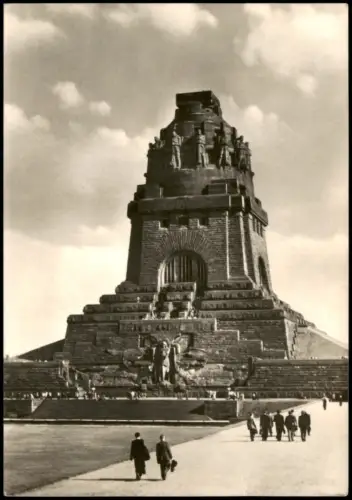Ansichtskarte Leipzig Völkerschlachtdenkmal zur DDR-Zeit 1962