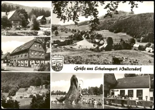 Waltersdorf Großschönau Sachsen  HO-Eiscafé, Waldstrandbad, Sonnebergbaude 1983
