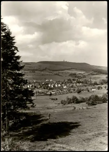 Ansichtskarte Brotterode Blick zum Inselsberg zur DDR-Zeit 1979/1974