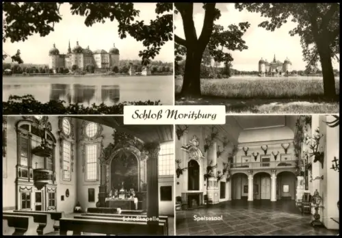 Moritzburg Kgl. Jagdschloss Moritzburg zur DDR-Zeit Mehrbild-AK 1970