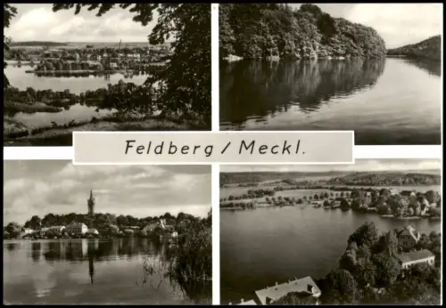 Feldberg Feldberger Seenlandschaft DDR Reiherberg Schmaler Luzin Haussee 1986