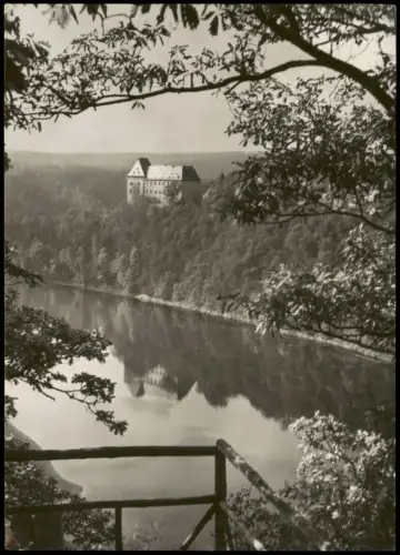 Ansichtskarte Burgk-Freital Schloss Burgk zur DDR-Zeit 1968