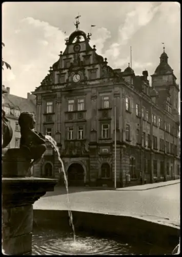 Ansichtskarte Gotha Partie am Schellenbrunnen zur DDR-Zeit 1960