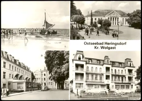 Ansichtskarte Heringsdorf Usedom Mehrbildkarte 1982