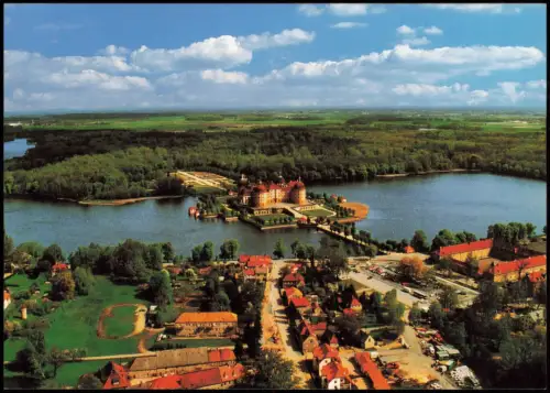 Ansichtskarte Moritzburg Luftbild - Kgl. Jagdschloss 2000