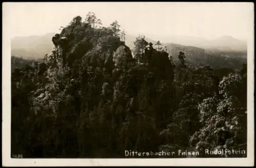 Dittersbach (Böhm. Schweiz) Jetřichovice Felsen Rudolfstein 1930