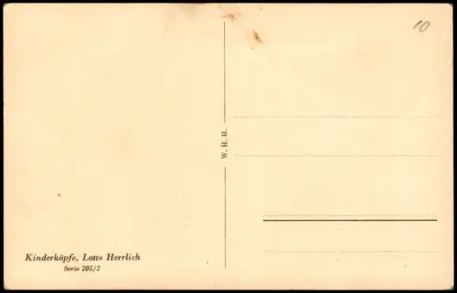 Ansichtskarte  Lotte Herrlich Kinderköpfe, Kind hält Puppe lieb 1920