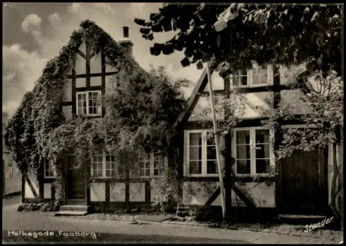 Postcard Faaborg Holkegade 1938  Dänemark Danmark