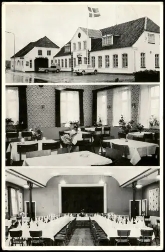 Postcard Bredebro b. Tønder 3 Bild Gasthaus DEN GAMLE KRO 1963