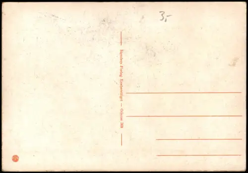 Postcard Odense (Dänemark) HC Andersens Museum Straßenpartie 1929