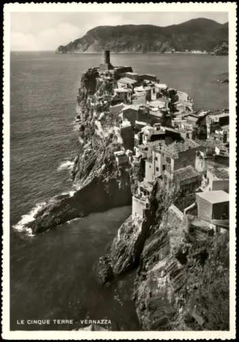 Cartolina Vernazza La Cinque Terre Liguria 1961