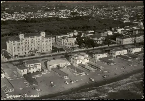 Cartolina Viareggio Luftbild 1961
