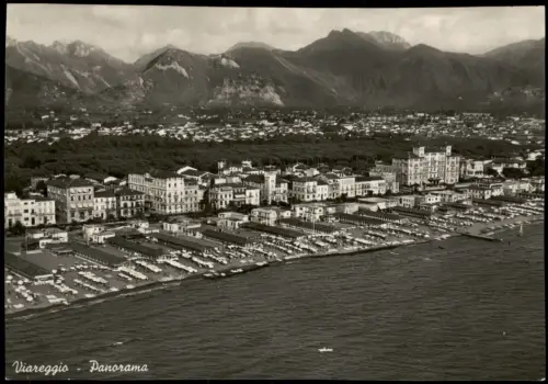 Cartolina Viareggio Luftbild areal view 1971