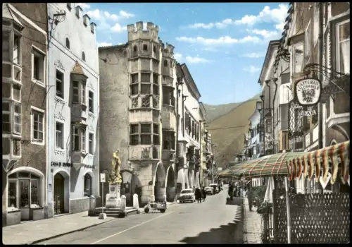 Cartolina Sterzing Vipiteno Straßenszene Colorfotokarte 1970