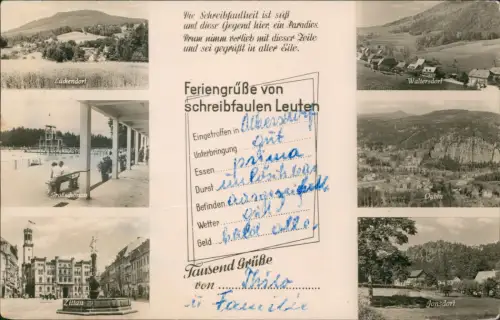 Ansichtskarte .Sachsen Oberlausitz Lückendorf Zittau Großschönau 1958