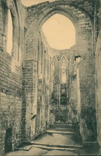 Ansichtskarte Oybin Inneres der Kirchruine. Oberlausitz 1913