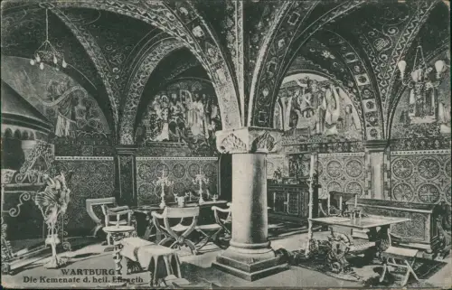 Ansichtskarte Eisenach Die Kemenate d. heil. Elisabeth 1922