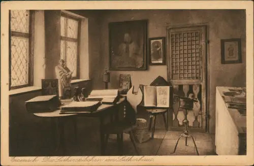 Ansichtskarte Eisenach Lutherstübchen im Lutherhaus. 1928