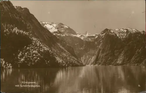 Ansichtskarte Schönau am Königssee Königssee Sammelkarte 1928