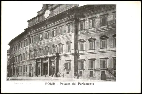 Cartolina Rom Roma Palazzo del Parlamento 1917