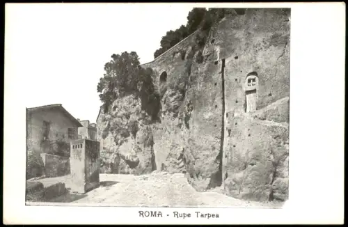 Cartolina Rom Roma Rupe Tarpea 1912