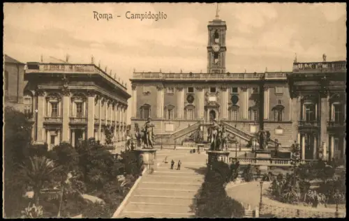 Cartolina Rom Roma Campidoglio 1918