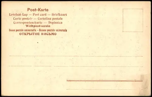 Cartolina Venedig Venezia Riva degli Schiavoni e Hôtel Danieli. 1906