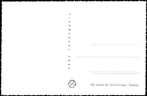 Cartolina Venedig Venezia Luftbild Porte Rialto 1969