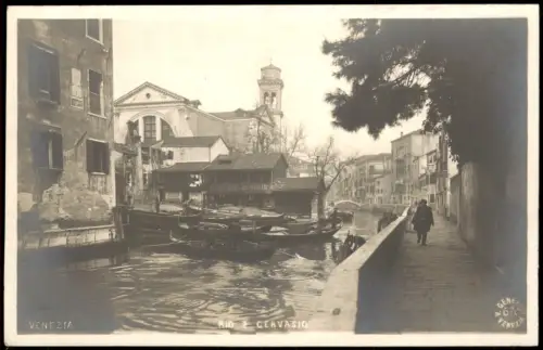 Cartolina Venedig Venezia Cervasio - Gondeln - Fotokarte 1931