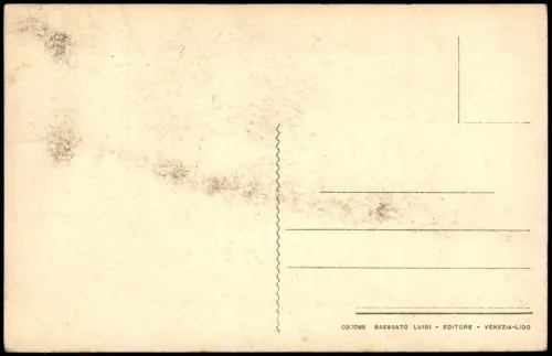 Cartolina Lido di Venezia-Venedig Venezia Albergo Grande Italia 1926